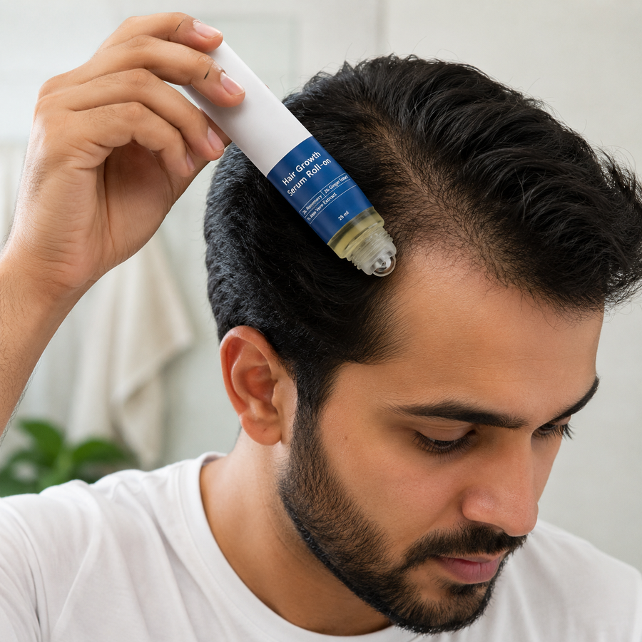 rub over scalp